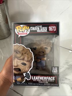 Funko Pop Leatherface #1673 Hot Topic Scare Fair Exclusive