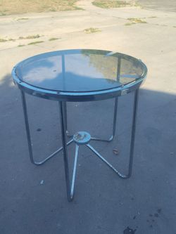 Glass  table  first one with $18.00 and can come now gets it