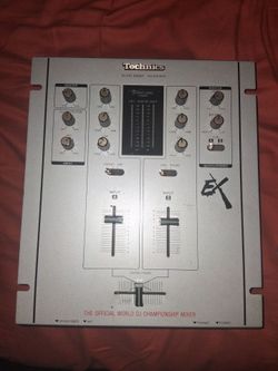 Technics Great Condition EX Official World DJ DMC Championship Mixer Asking Only $250 also comes with New Extra Fader
