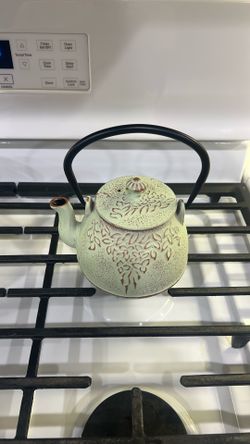 Iron cast teapot w/ strainer