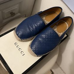 Gucci Microguccissima Leather Espadrilles 
