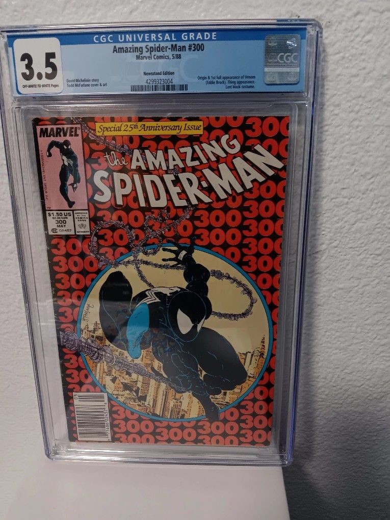 Marvel Comics Amazing Spiderman 300 CGC 3.5 Graded Comic Book