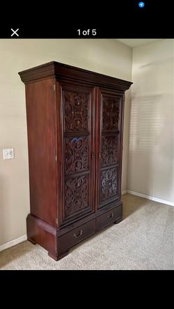 Armoire Solid Wood Mahogany