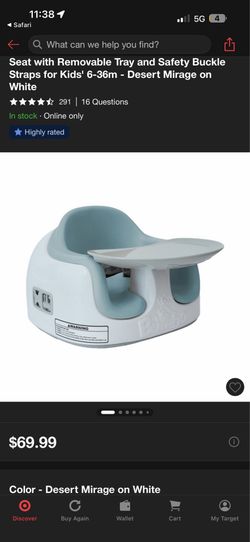 Bumbo eating baby chair