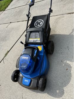 Kobalt 40v Max 20” walk behind mower w/battery & charger