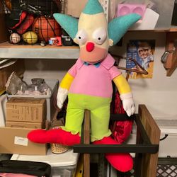 Giant Krusty The Clown Simpsons Plush