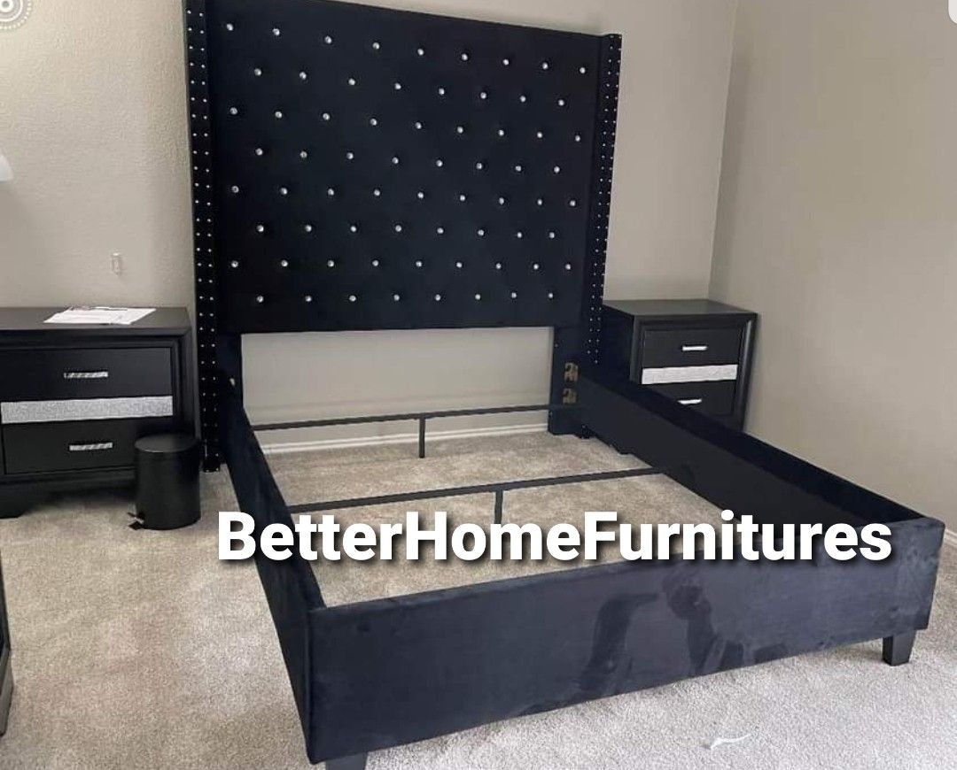 Blowout sale on all Bedroom sets/ Bedframe/Mattress Available/ Queen Bed/ Twin Bed/King Bed/ full bed/bunk bed //Finance AVAILABLE  $1down Home & Garden