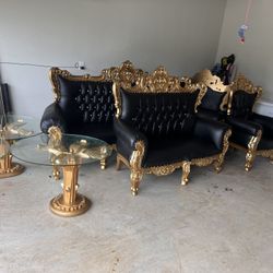 Black And Gold Couches 