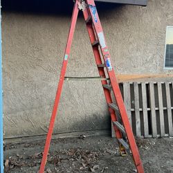 Werner Ladder, 8ft, Orange
