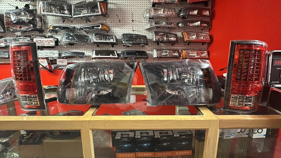 08 To 18 Dodge Ram Headlights And Taillights 