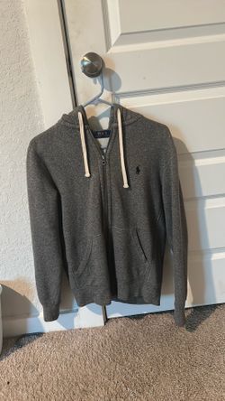 Gray small polo zip up jacket