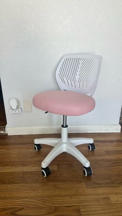 Kids desk/vanity chair (pink)