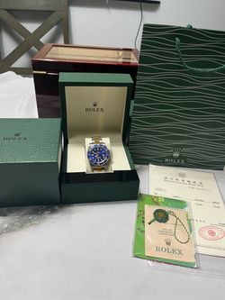 NEW BLUE TWO TONE SUBMARINER WATCH