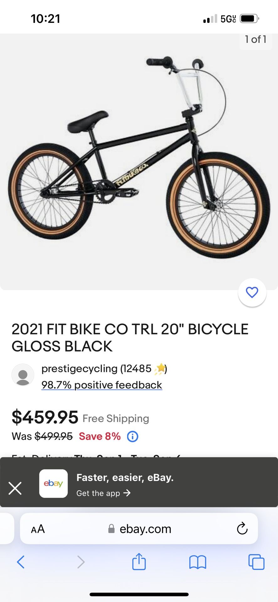 FITBIKE BMX 20インチ　直接受け渡し FITBIKE BMX 20インチ 直接受け渡し 自転車