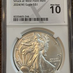 2024-W American Silver Eagle – NGCX MS10