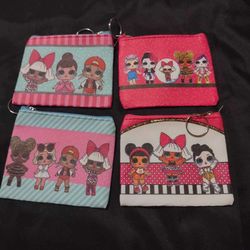 Lol Little Girl Coin Purse 2 For $3