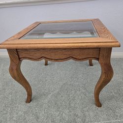 Oak End Table