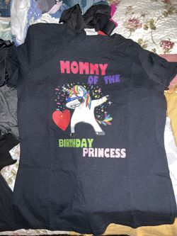 Unicorn Mommy & Daddy Of Birthday Princess