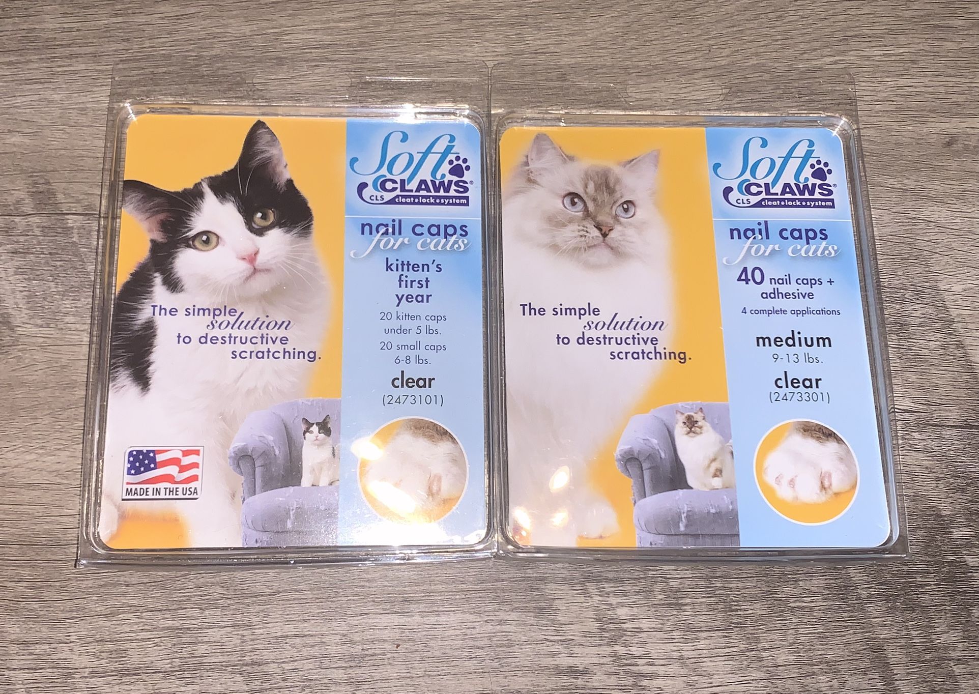 Soft Claws Nail Caps for Cats