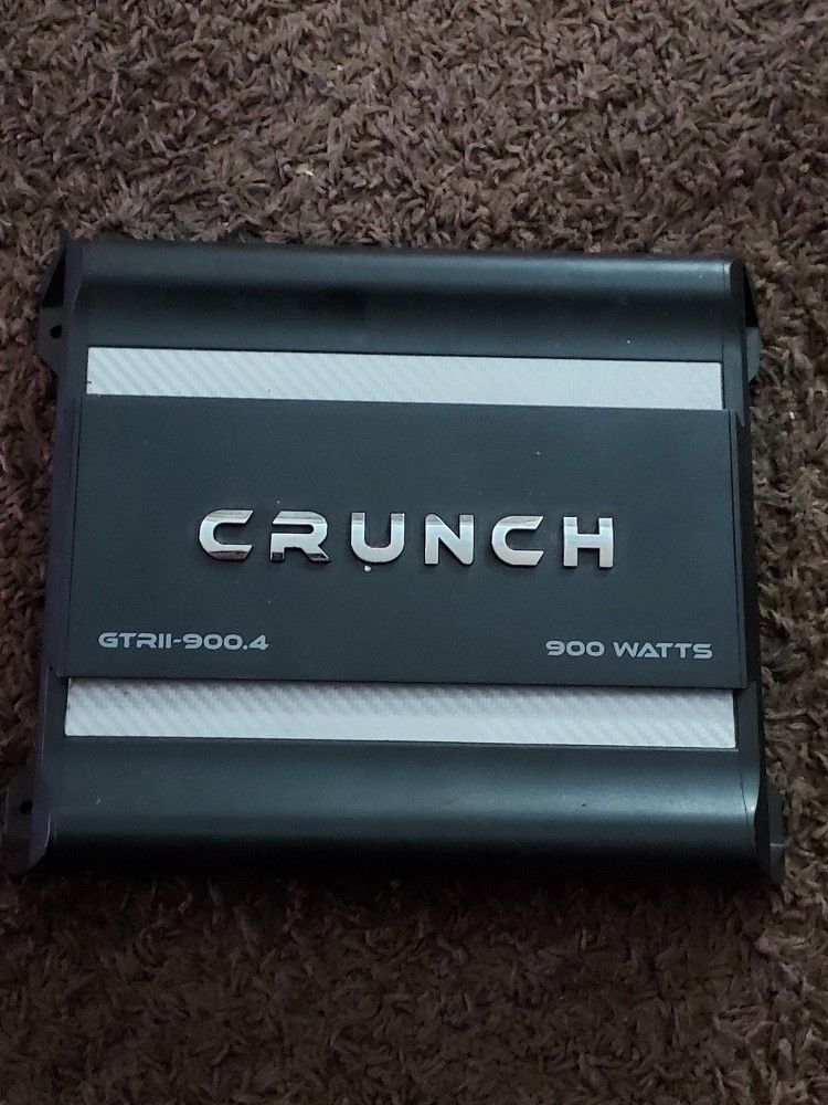 Brand New Crunch Amp 900 Watt 4 Channel 