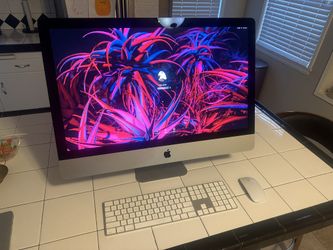 2015 iMac Retina Display, Apple Wireless Keyboard And Apple Mouse