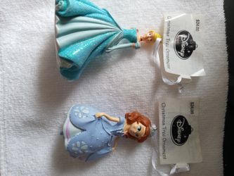 Disney & Elf On A Shelf Ornaments ! New !