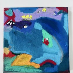 Under the sea abstract art