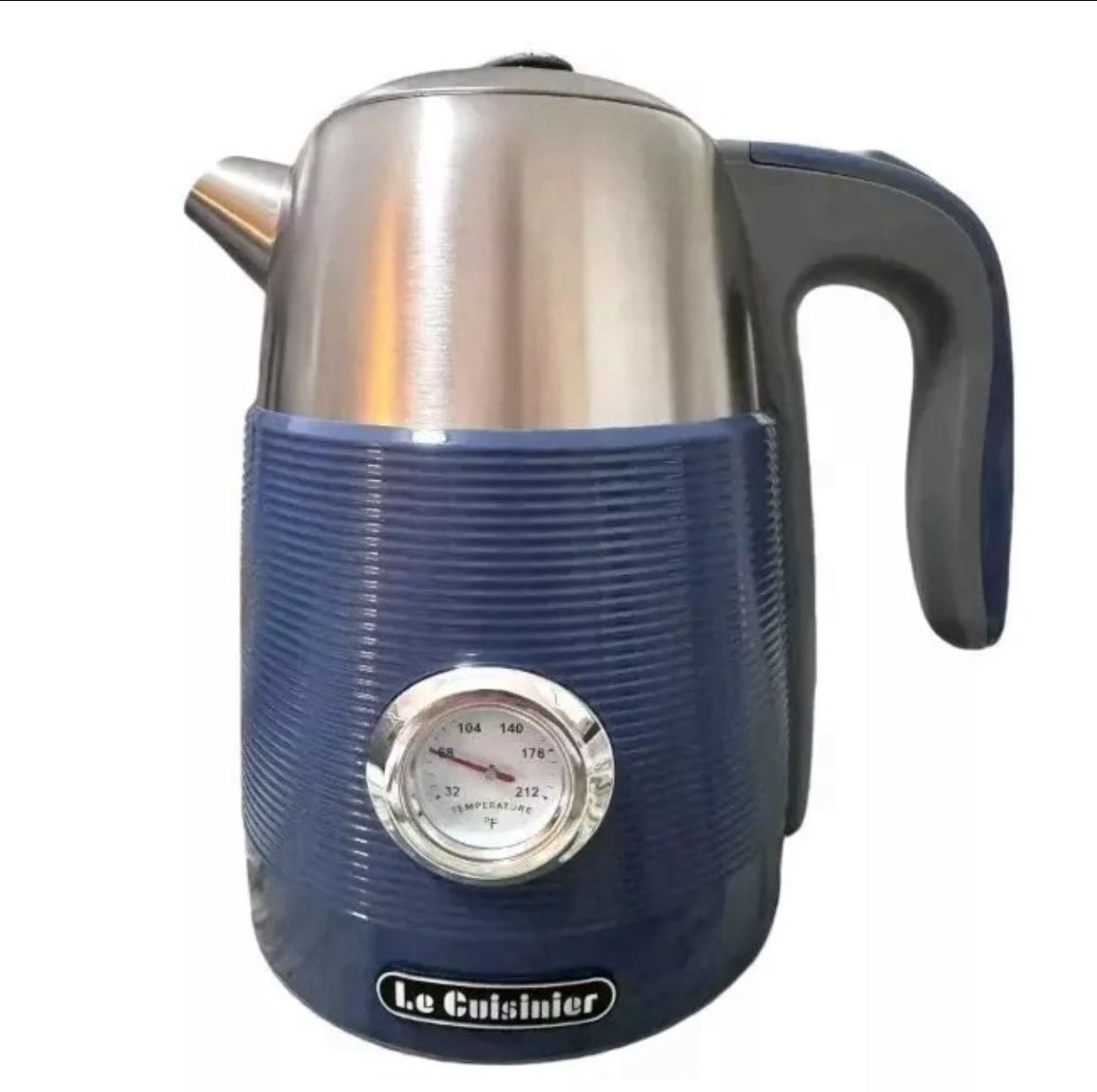 Le Cuisinier Electric Cordless Kettle - 1.7L 360 Base 1100 Watt Auto Shut Off