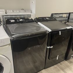 whirlpool black stainless steel washer and dryer