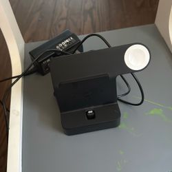 3-in-1 Charging Station Dock – Phone + Smartwatch + Accessories