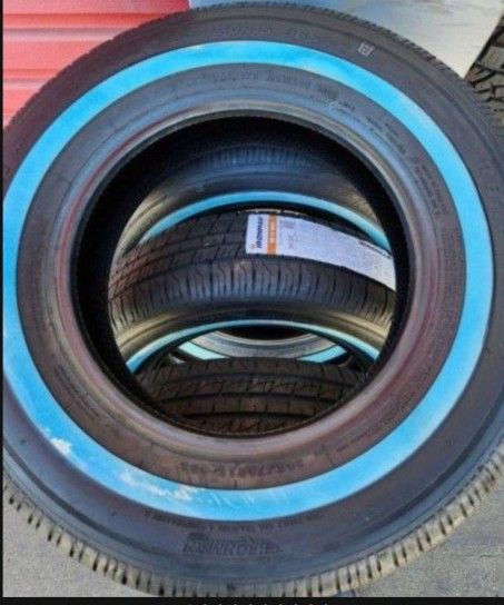 4 New 205-70-15 Ironman RB12 NWS 1" One inch White Wall Whitewall Tires 205/70 R15 Inch Tire FREE Same Day Delivery To Most Inland Empire Locations