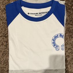Blue chrome hearts long sleeve