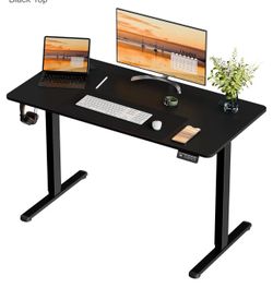Electric Standing Desk, Height Adjustable Stand Up Desks, 48 x 24 Inch Home Office Desks Memory Pres