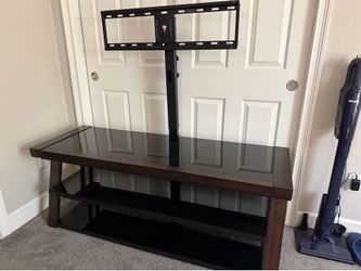 TV console with mount