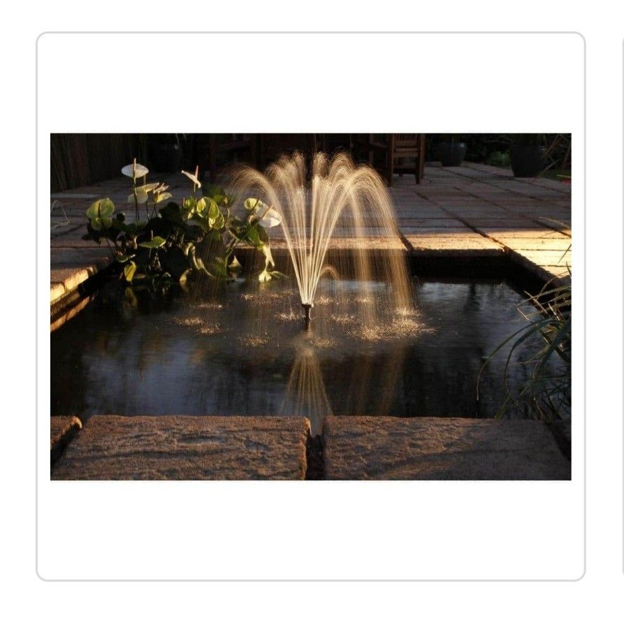 New Pennington  Aquagarden Water Fountain Pond Cleaner With Lights And Display retails 299.99