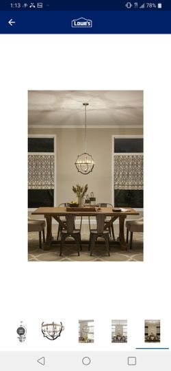 Farmhouse chandelier