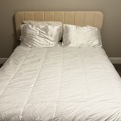 Quenn bed(nude color)