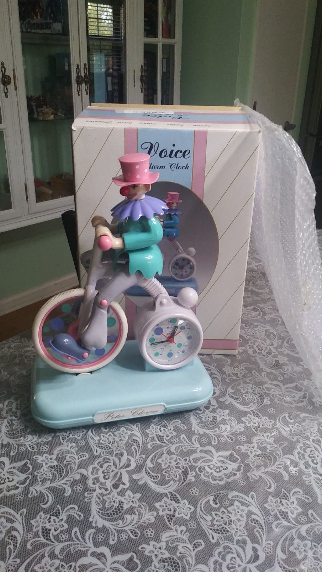 Peter Clown. Voice alarm clock
