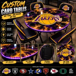 Custom Epoxy Card Tables – Any Design