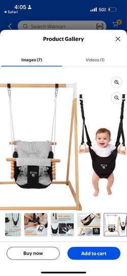 2 in 1 baby swing set