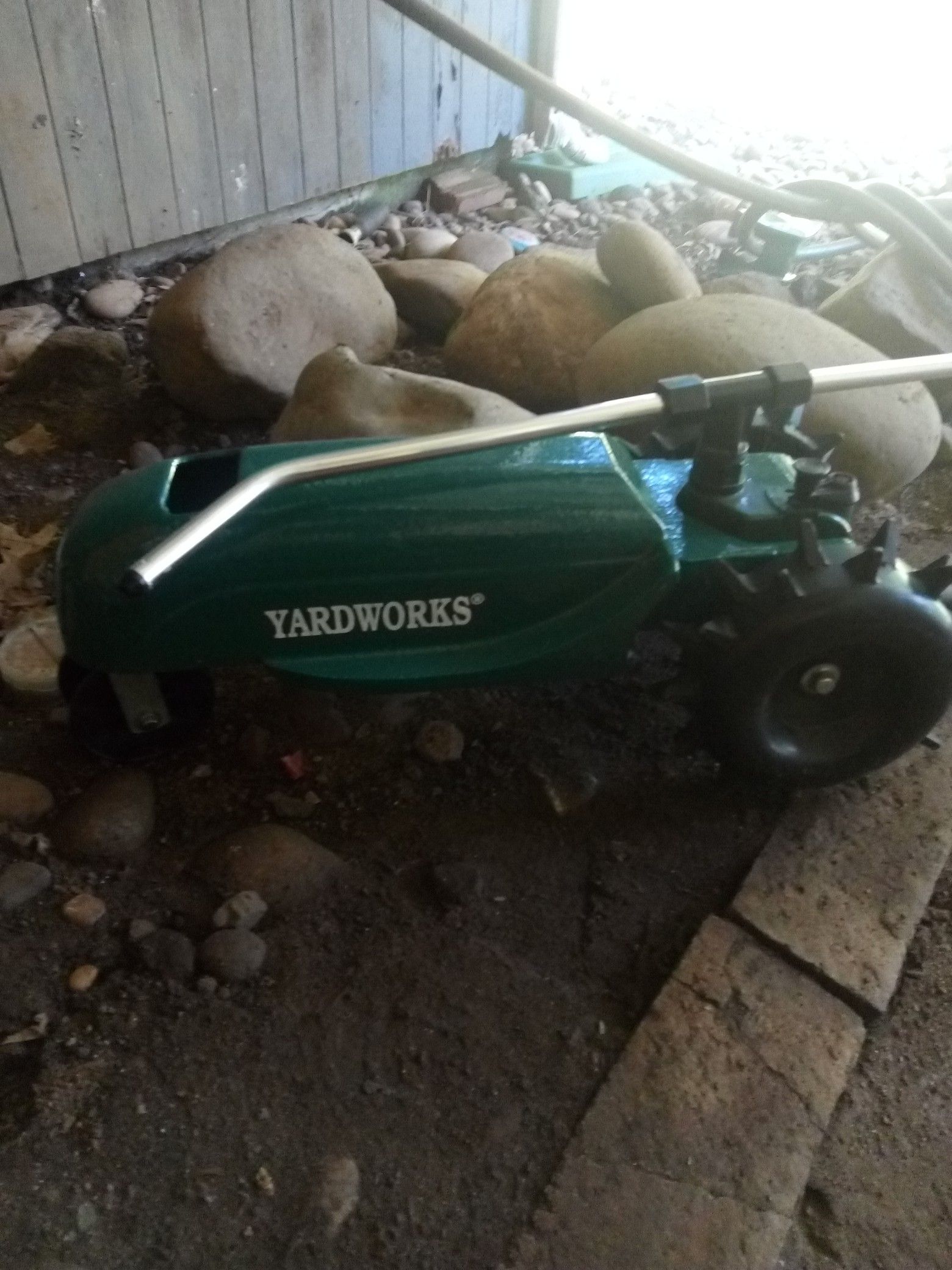Yardworks sprinkler tractor