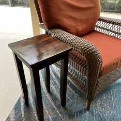 Wood End Table
