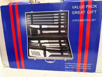 10pcs BBQ Tool Set