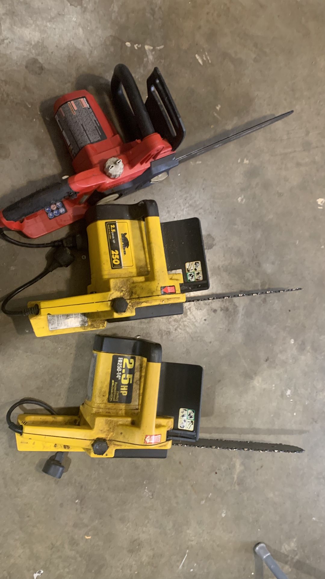 Electric Chain Saws .