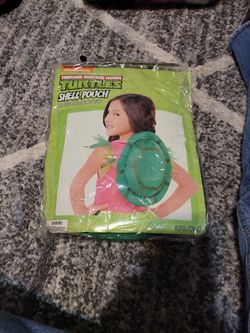 Teenage mutant ninja turtle shell pouch.