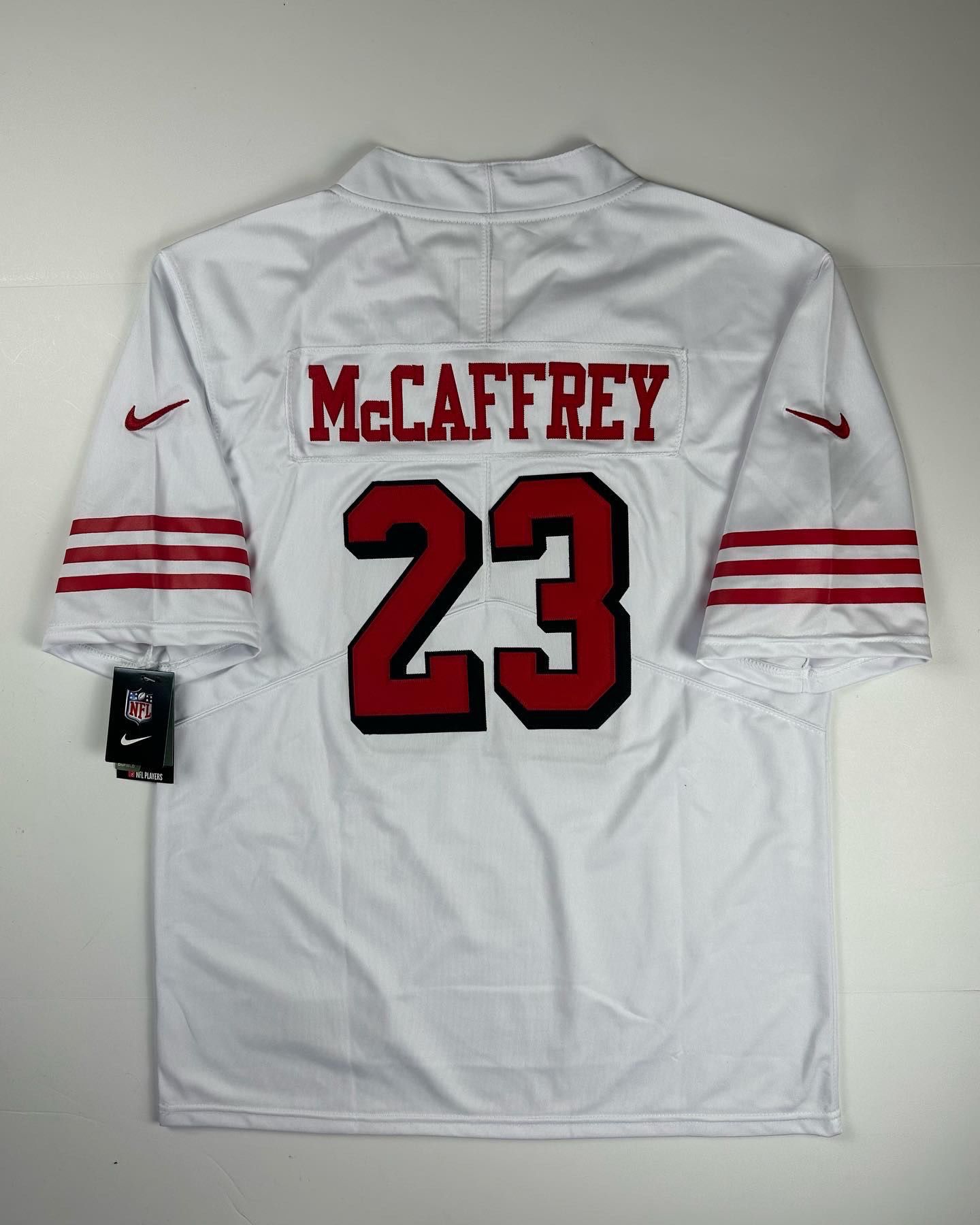 mccaffrey jersey 49ers white