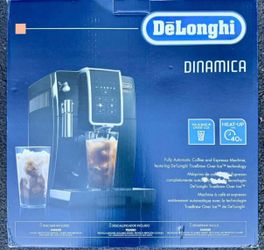 New! DeLonghi Dinamica Fully Automatic Espresso Machine