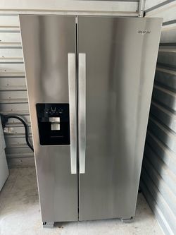 Whirlpool Fridge Side by Side Stainless Steel 33” width