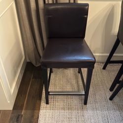 IKEA Bar Stools - 4 - Brown BERGMUND
