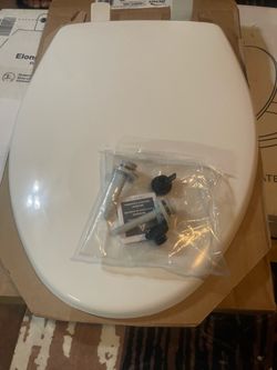 Bemis elongated toilet seat (plastic)